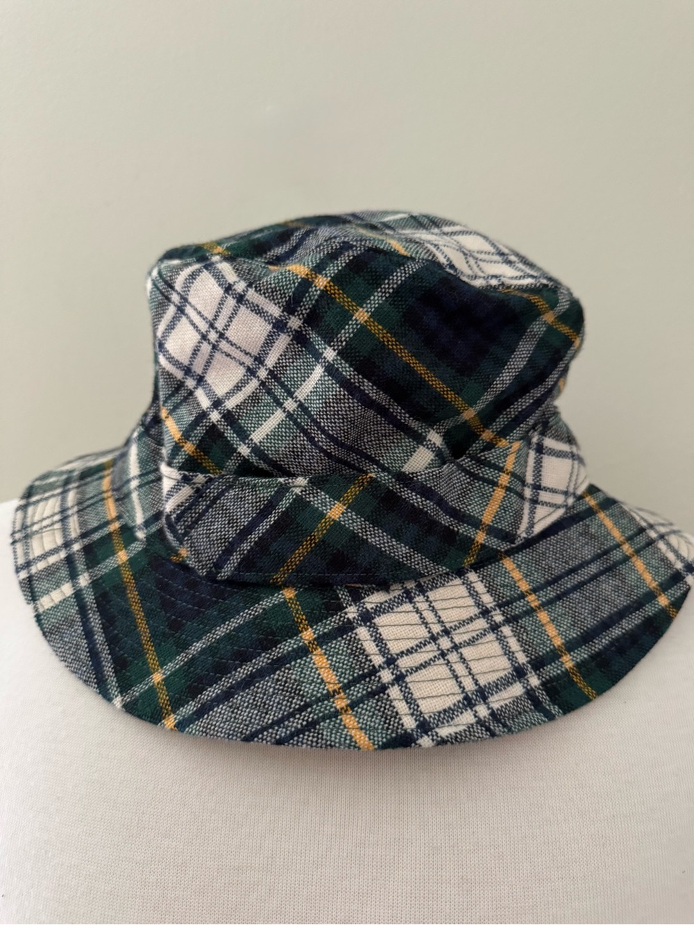 I. Magnin Vintage Tartan Bucket Hat Small